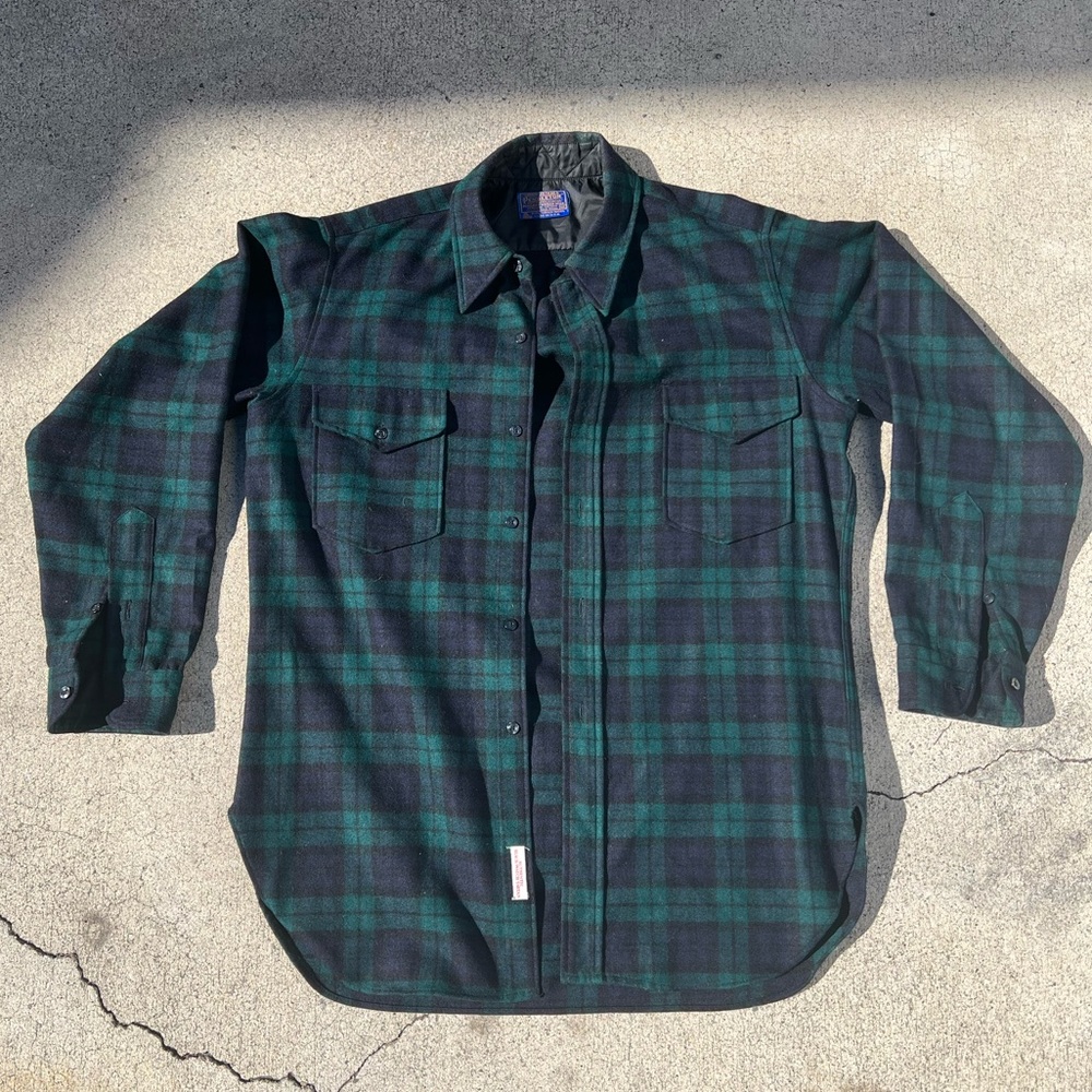 Vintage Pendleton Authentic Black Watch Tartan Flannel